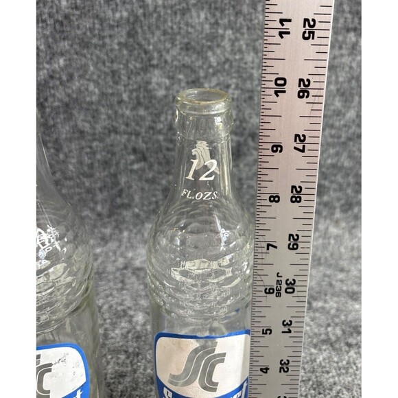 Vtg SunCrest Glass Soda Bottles 12 Fl Oz National NuGrape Co Atlanta GA Pair - Picture 4 of 7